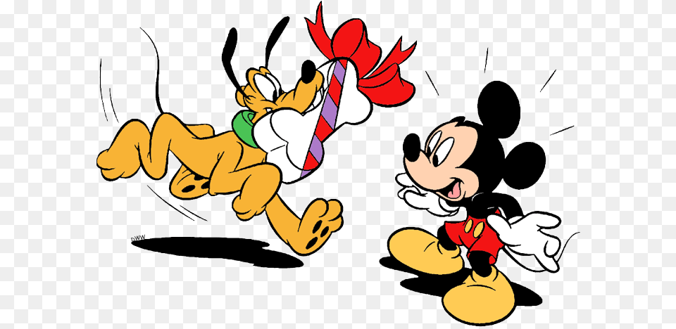 Clip Art Of Pluto Bringing Mickey Mouse A Birthday Cartoon, Baby, Person Png