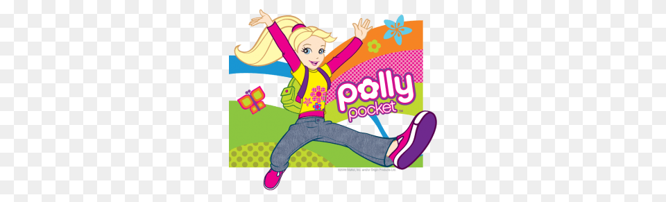 Clip Art Of Polly Pocket Big Girl Games Printables For Girls, Advertisement, Baby, Person, Poster Free Png Download