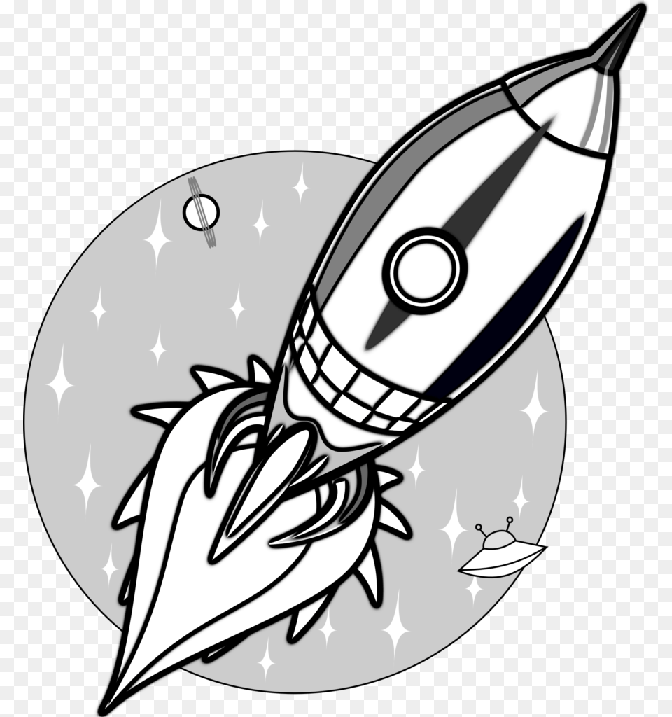 Clip Art Of Rockets, Animal, Fish, Sea Life, Shark Free Png Download