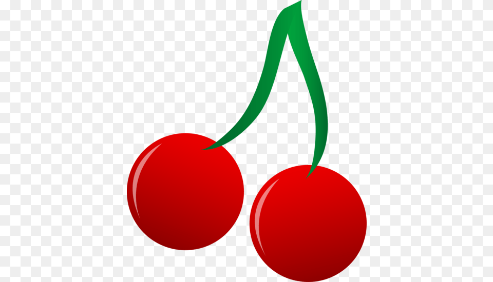 Clip Art Of Sweet Red Cherries Sweet Clip Art, Cherry, Food, Fruit, Plant Png