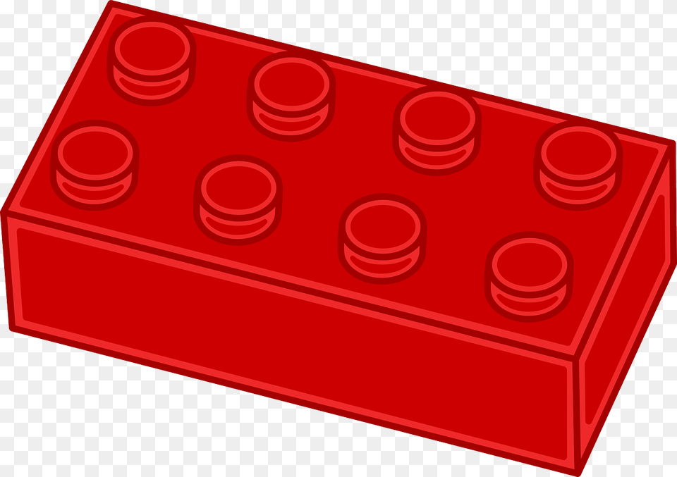 Clip Art Of Vector Children Plastic Bricks Toy Cartoon Lego Brick, Box, Mailbox Free Png Download
