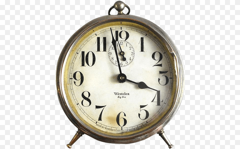 Clip Art Old Fashion Alarm Clock Westclox Big Ben Dial, Alarm Clock, Wristwatch Free Png Download
