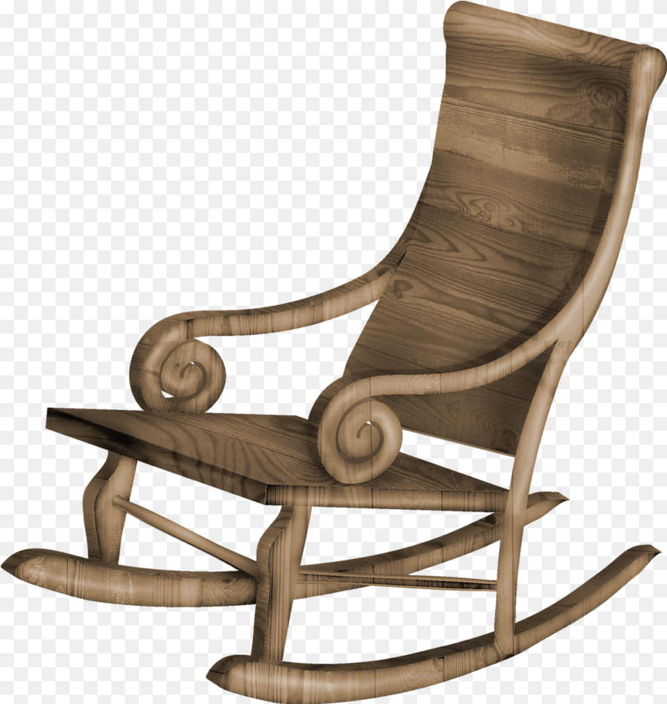 Clip Art Old Man In Rocking Chair Rocking Chair Transparent Background, Furniture, Rocking Chair Free Png