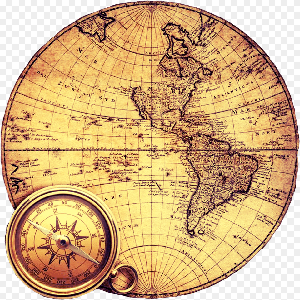 Clip Art Old Nautical Map Old World Map, Person, Astronomy, Outer Space Png Image