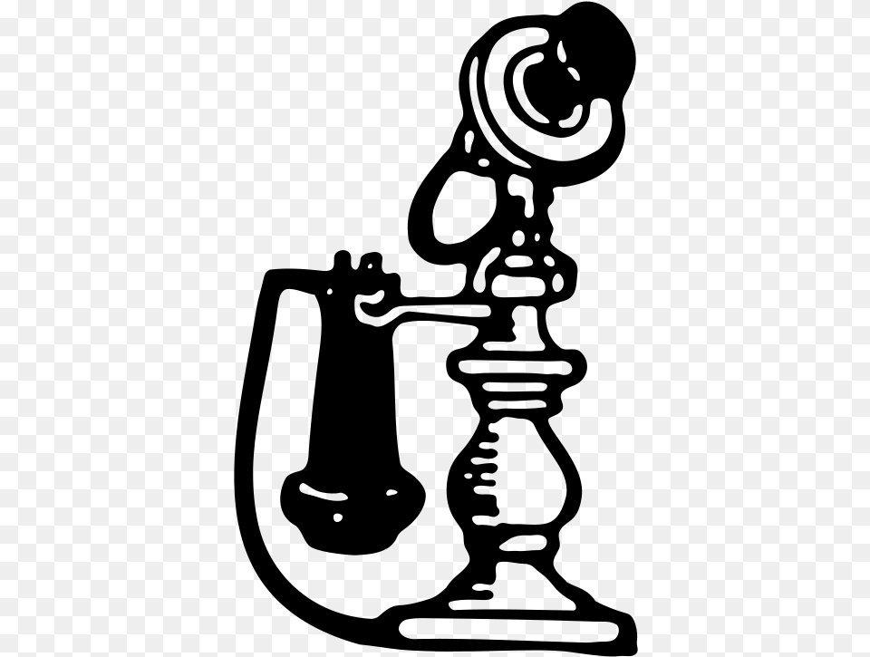 Clip Art Old Telephone, Gray Free Png Download