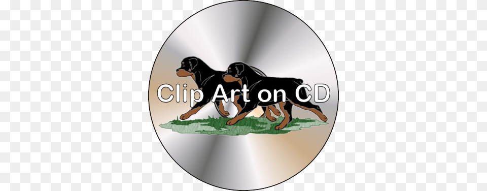Clip Art On Cd, Disk, Dvd, Animal, Canine Free Transparent Png