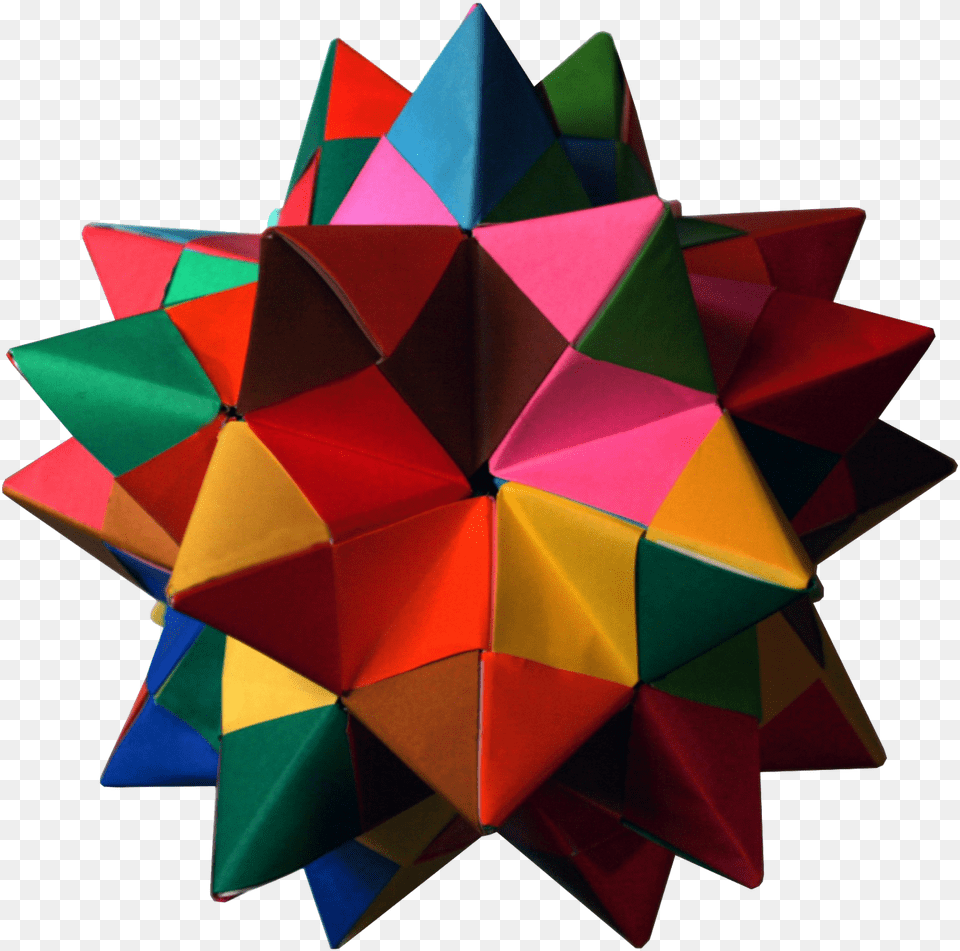 Clip Art Origami Icosahedron Origami Modular, Paper Png Image