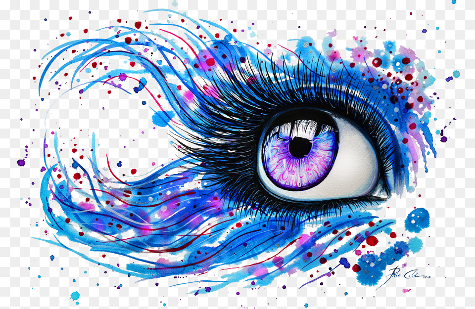 Clip Art Painting Abstract Art Drawing Eye In My Drawing Of A Colorful Eye, Graphics, Adult, Female, Person Free Transparent Png