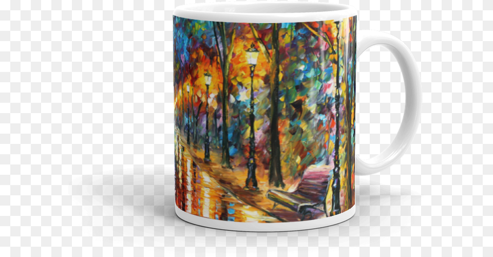 Clip Art Painting Coffee Mugs Dreams Come True Palette Knlfe Landscape Park Oil, Cup, Modern Art, Beverage, Coffee Cup Free Transparent Png