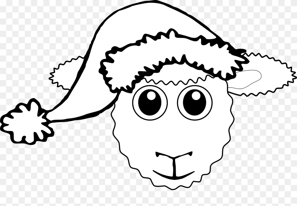 Clip Art Palomaironique Sheep Face Cartoon, Head, Person, Stencil, Baby Png Image