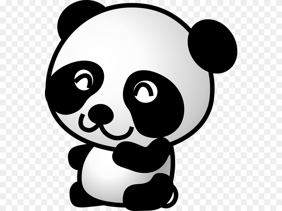Clip Art Panda, Stencil, Baby, Person Png Image