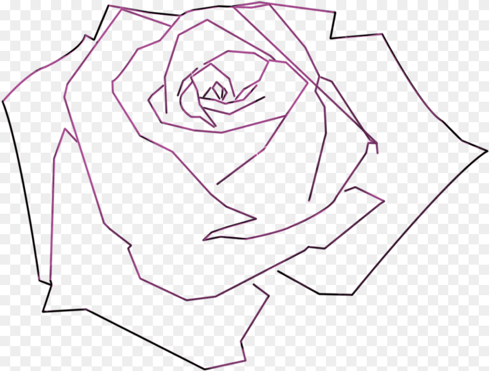 Clip Art Paper White Sleeve Sketch Sketch, Flower, Plant, Rose, Person Free Png Download