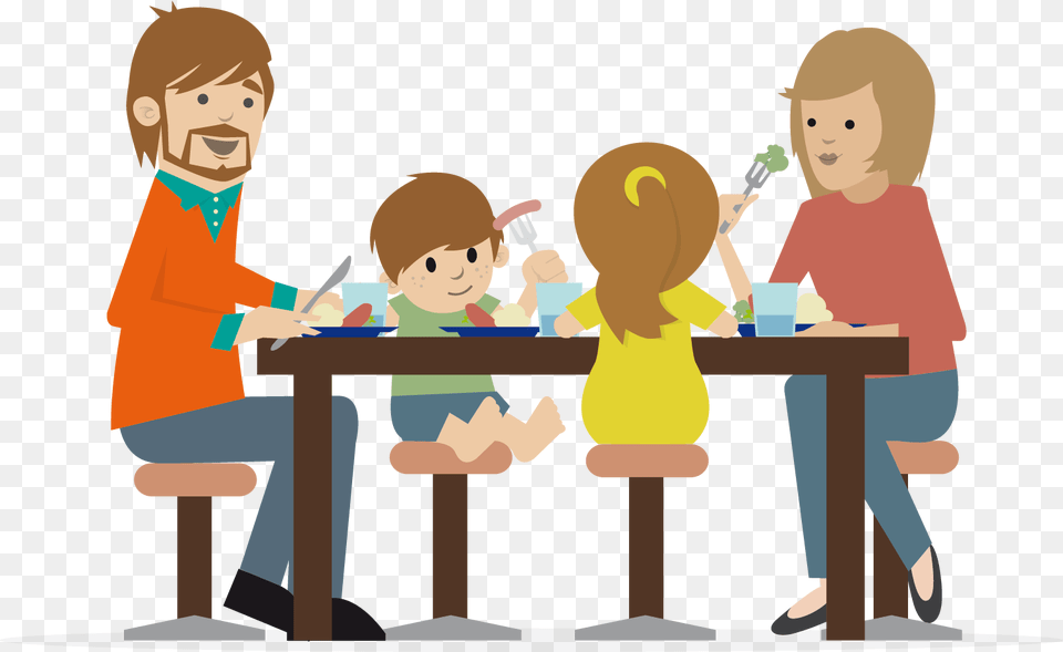 Clip Art Parent Child Clipart Kids And Parents, Baby, Furniture, Person, Table Png Image