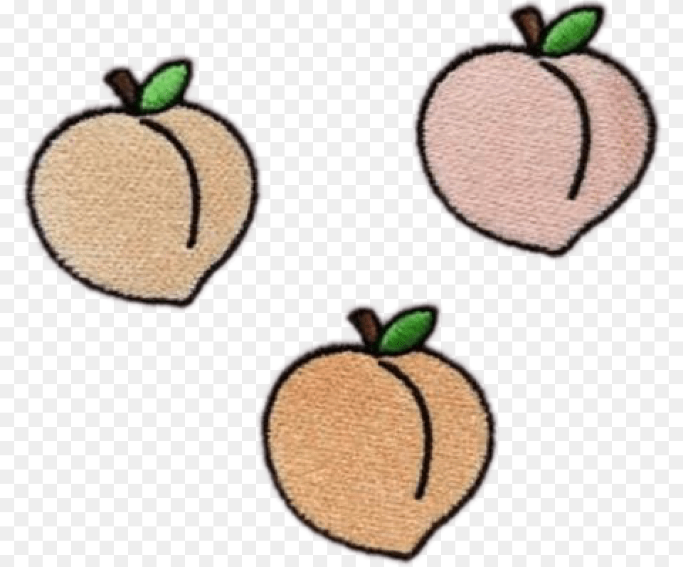 Clip Art Peachy Fruit Tumblr Patch Grunge Peachy, Bag, Food, Plant, Produce Free Transparent Png