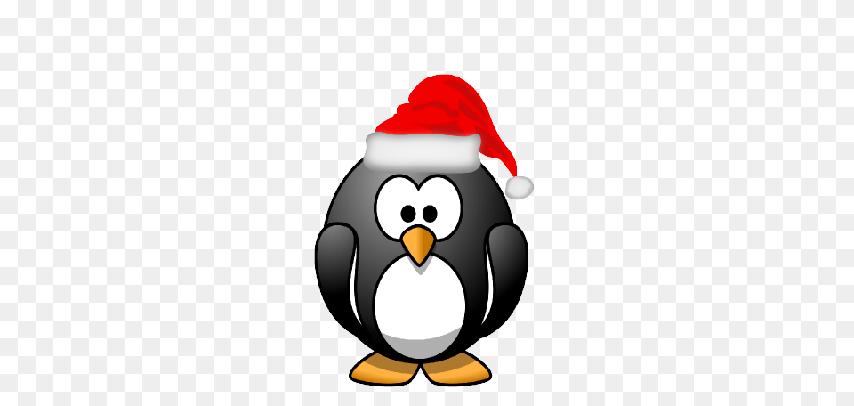 Clip Art Penguin Santa Hat Xmas Christmas, Animal, Beak, Bird, Nature Png Image