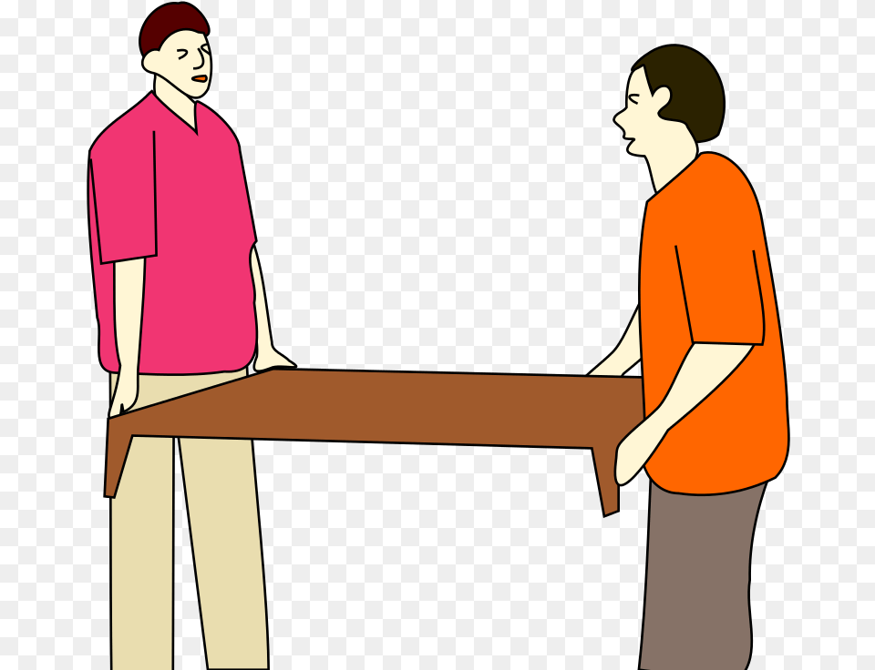 Clip Art People People Moving A Table, Adult, Male, Man, Person Free Transparent Png