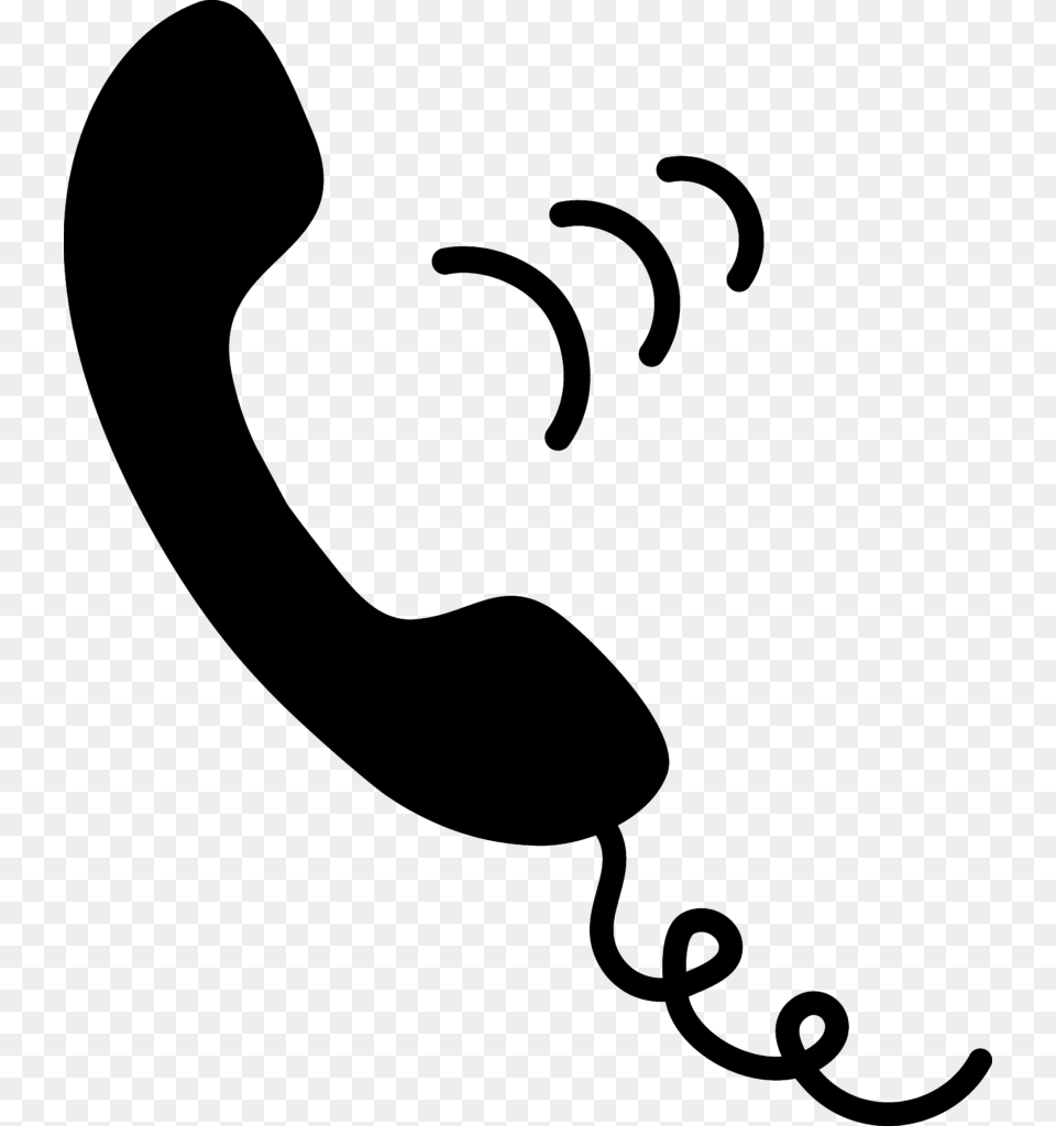 Clip Art Phone, Gray Png