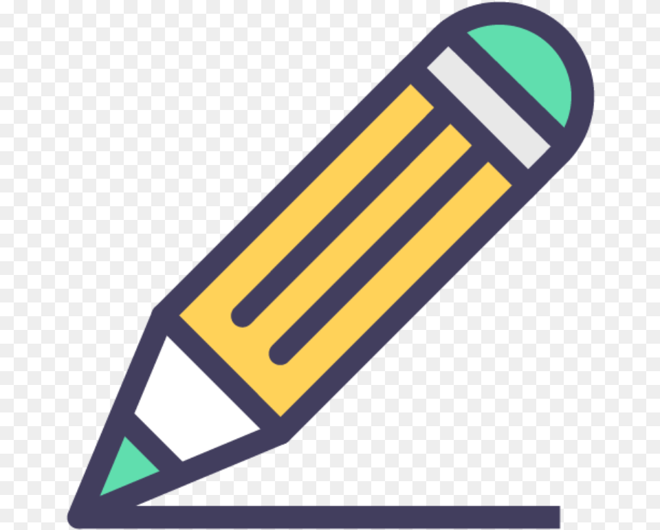 Clip Art Picture Of A Pencil Writing Icon, Dynamite, Weapon Free Transparent Png