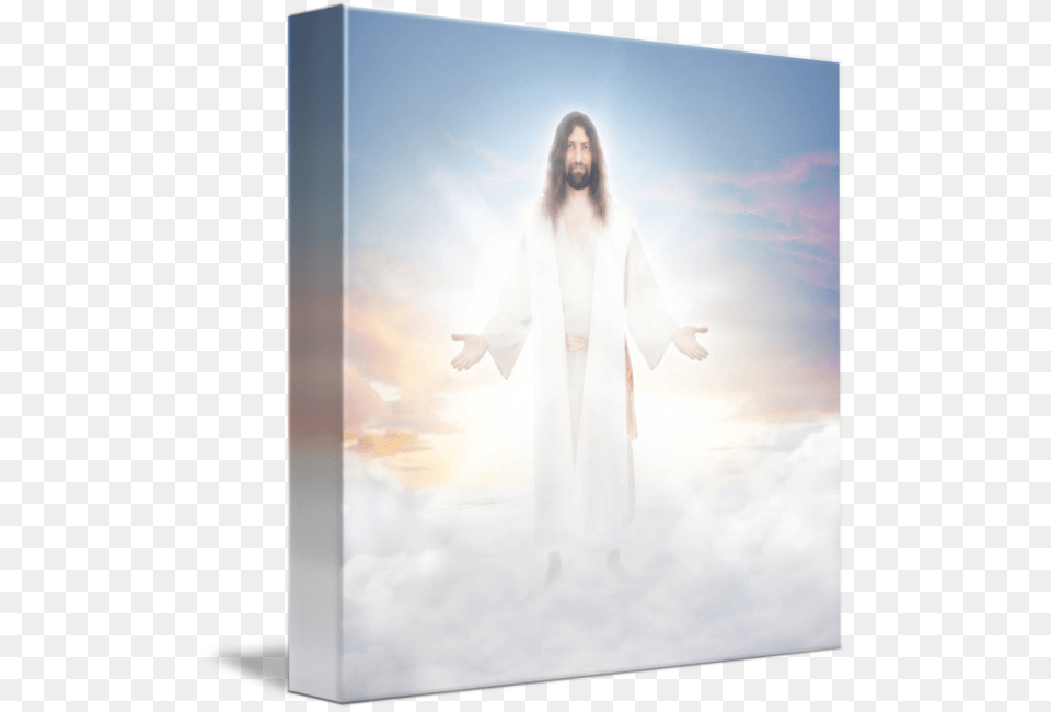 Clip Art Pictures Of Jesus In The Clouds Fairy, Clothing, Portrait, Dress, Face Free Transparent Png