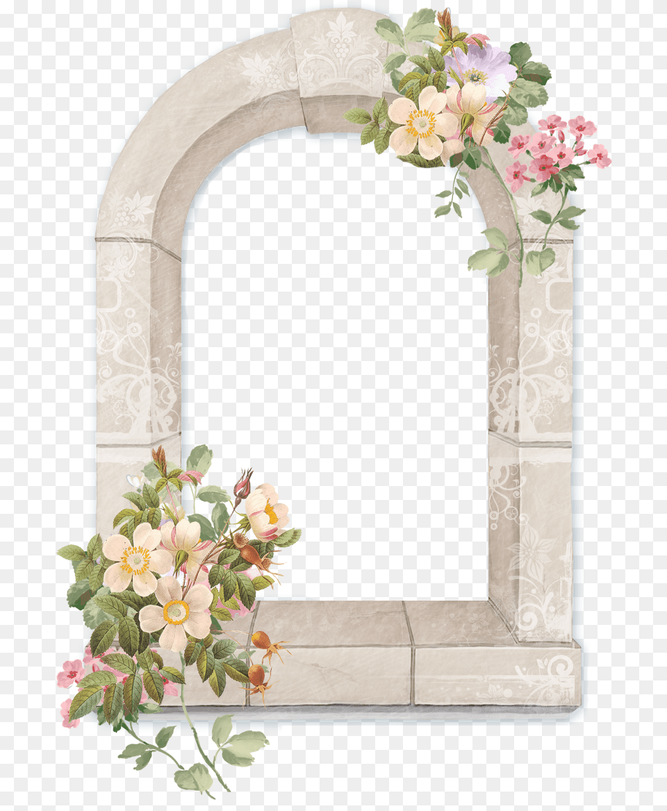 Clip Art Pillar Graphic Floral Borders, Arch, Architecture, Plant, Flower Arrangement Free Transparent Png