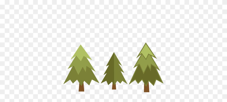 Clip Art Pine Trees Clipart Image Clipartbold 2 Cute Pine Tree Clipart, Plant, Triangle, Camping, Green Free Png