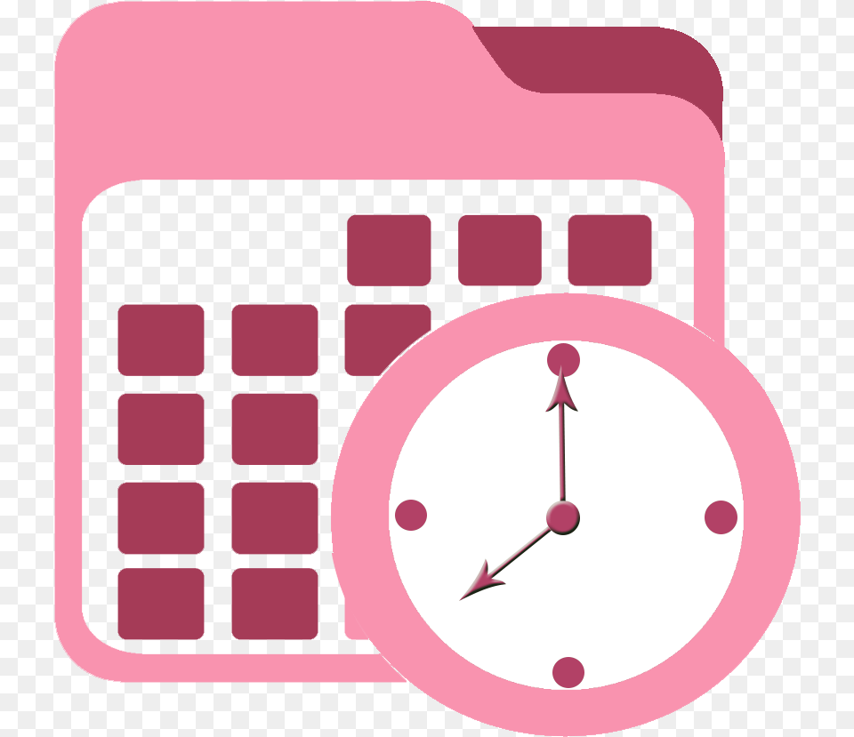 Clip Art Pink Calendar Portable Network Graphics, Electronics, Clock Free Png