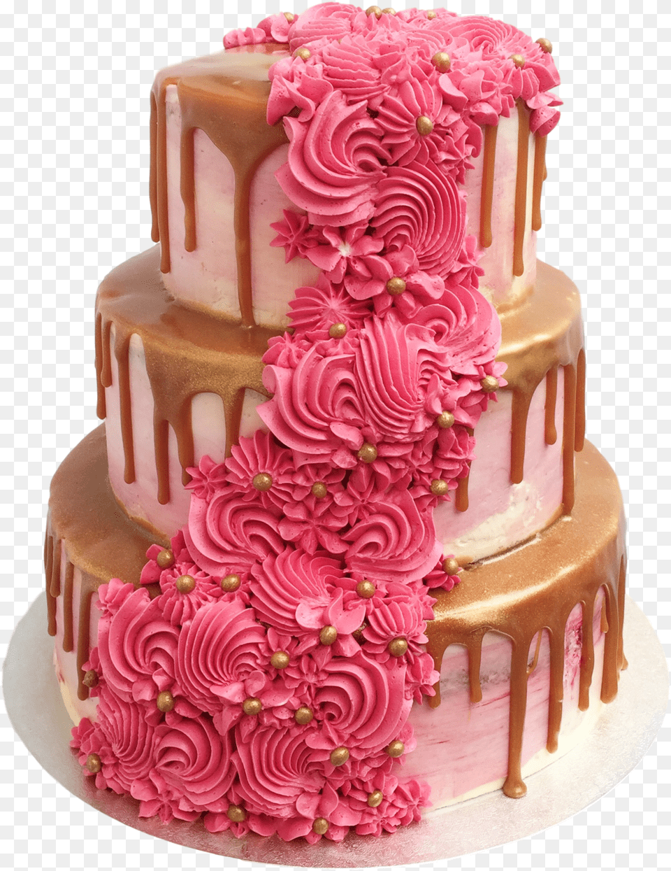 Clip Art Pink Gold Cakes Cake Images Hd, Dessert, Food, Birthday Cake, Cream Free Transparent Png