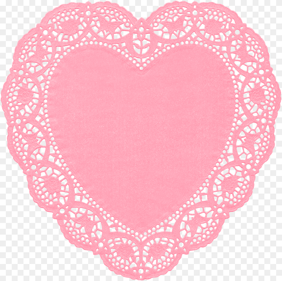 Clip Art Pink Scrapbooking Paper Heart Doily Transparent, Home Decor, Lace Free Png