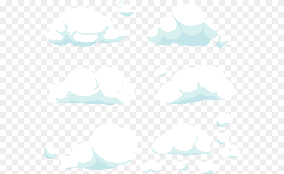 Clip Art Pixel Cloud Pixel Art Clouds, Cumulus, Ice, Nature, Outdoors Free Png