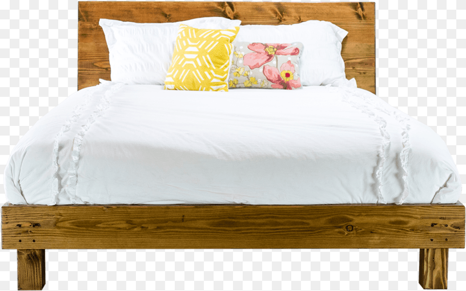 Clip Art Platform Bed Frame With Headboard Modern Beds, Cushion, Furniture, Home Decor, Indoors Free Transparent Png