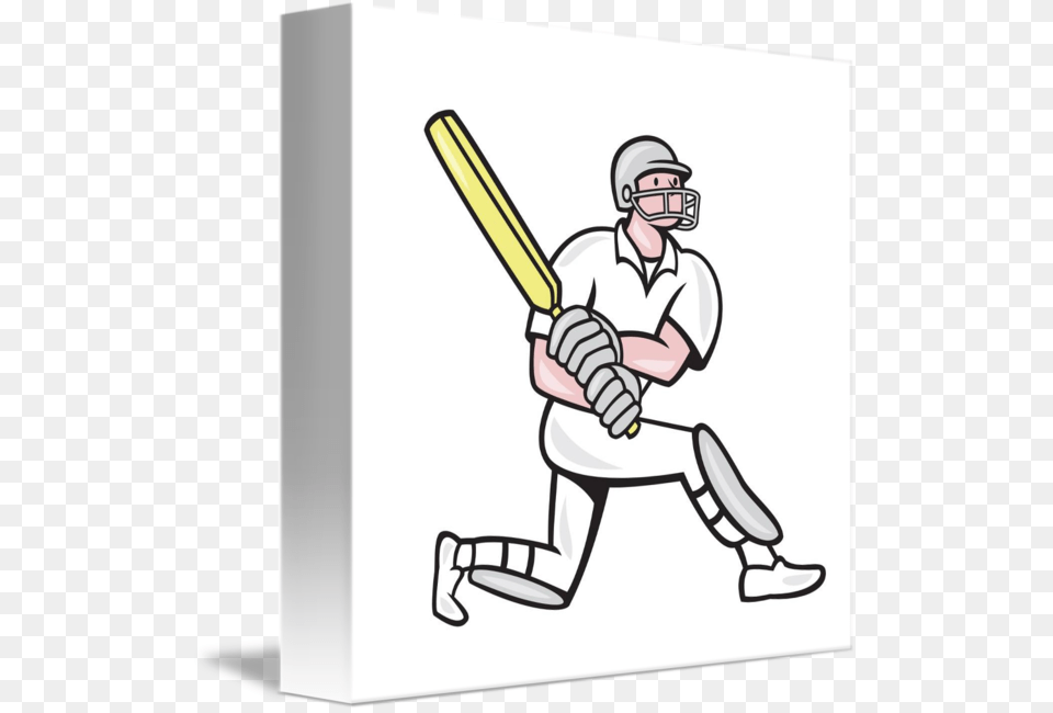 Clip Art Player Batsman Batting Kneel Cartoon Cricket Player, People, Person, Team, Baseball Png Image