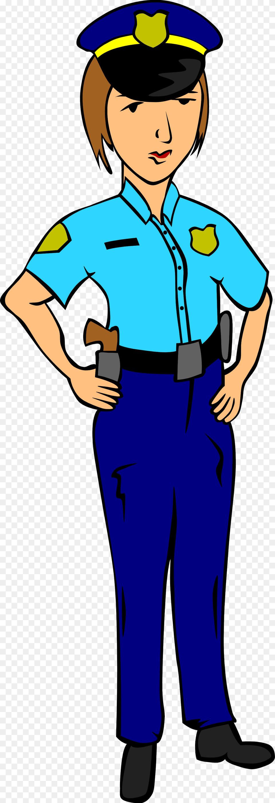 Clip Art Policeman Helping Lady Clipart Tgmvske Free Png