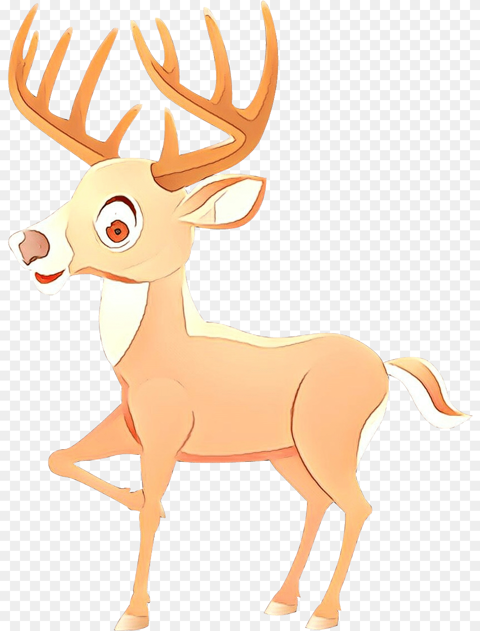Clip Art Portable Network Graphics Rocky The Flying Deer Cartoon For Kids, Animal, Mammal, Wildlife, Elk Free Png Download