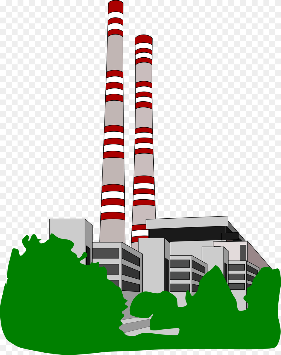 Clip Art Power Station Clip Art, Architecture, Building, Power Plant, Factory Free Png Download