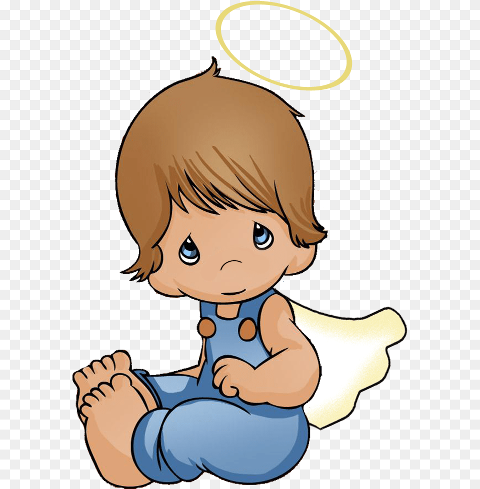 Clip Art Precious Moments Angels Images Precious Moments Cartoon Angels, Baby, Person, Face, Head Free Png Download