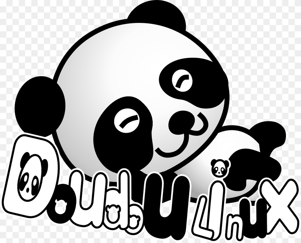 Clip Art Printable Pictures Of Pandas Cute Panda Good Morning, Stencil, Animal, Bear, Mammal Png Image