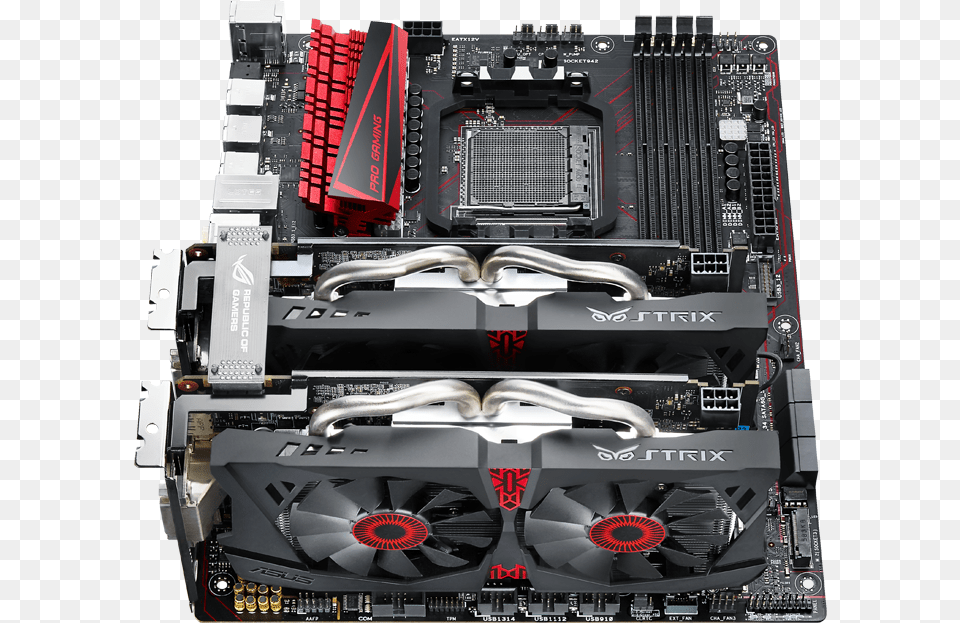 Clip Art Pro Gaming Motherboards Asus 970 Pro Gaming Aura Am3 Am3 Amd970, Computer Hardware, Electronics, Hardware Png