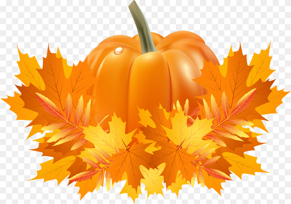 Clip Art Pumpkins And Fall Leaves Background Pumpkin Clipart, Text, Helmet Free Transparent Png