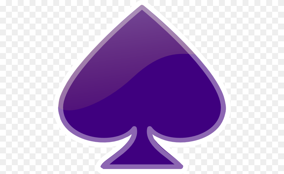 Clip Art Purple Spade Symbol, Clothing, Hardhat, Helmet Free Png