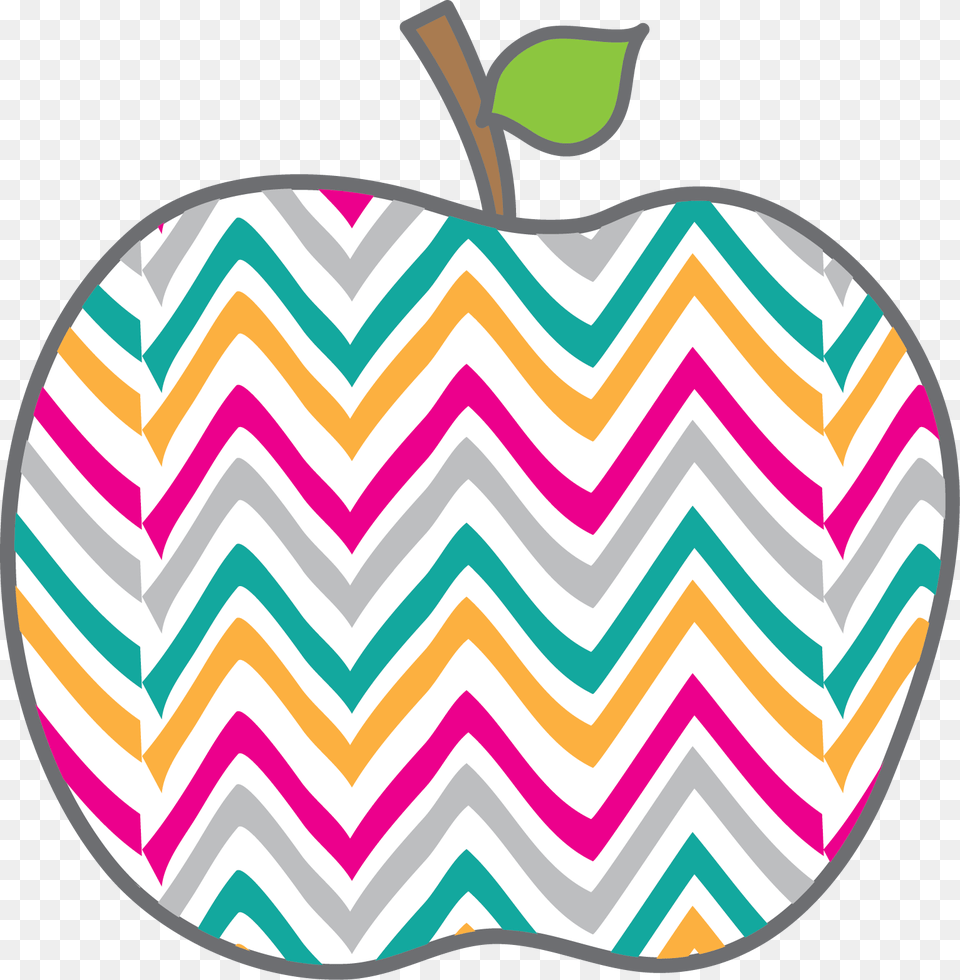 Clip Art Rainbow Chevron Background Cute Zig Zag Patterns, Apple, Food, Fruit, Home Decor Free Png Download