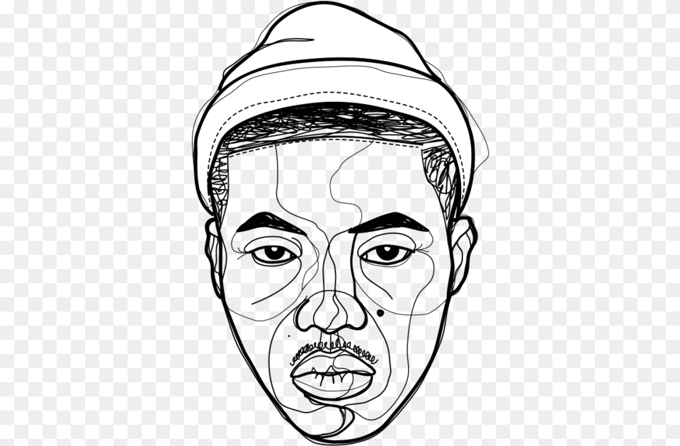 Clip Art Rapper Drawing Rappers Black And White, Cap, Clothing, Hat, Baseball Cap Png Image