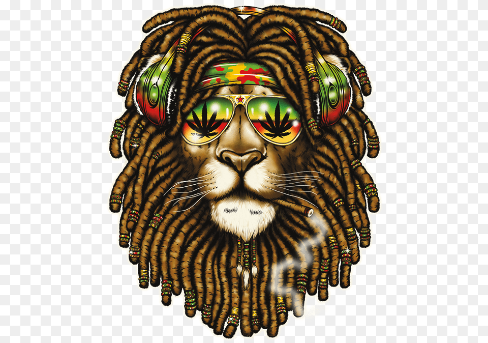 Clip Art Rasta Lion Picture Siberian Tiger, Animal, Mammal, Wildlife Free Png