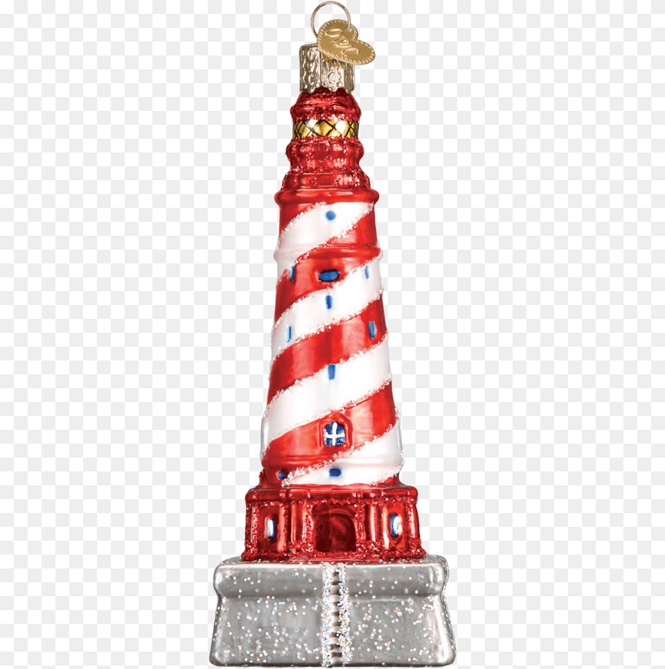 Clip Art Red And White Striped Lighthouse White Shoal Lighthouse, Cake, Dessert, Food, Wedding Free Png