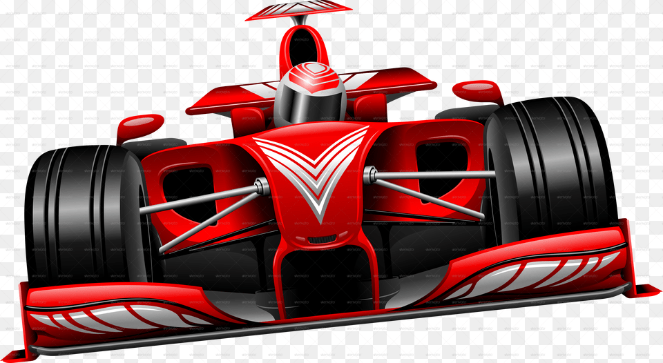 Clip Art Red Race Car Formula 1, Vehicle, Transportation, Auto Racing, Sport Free Png