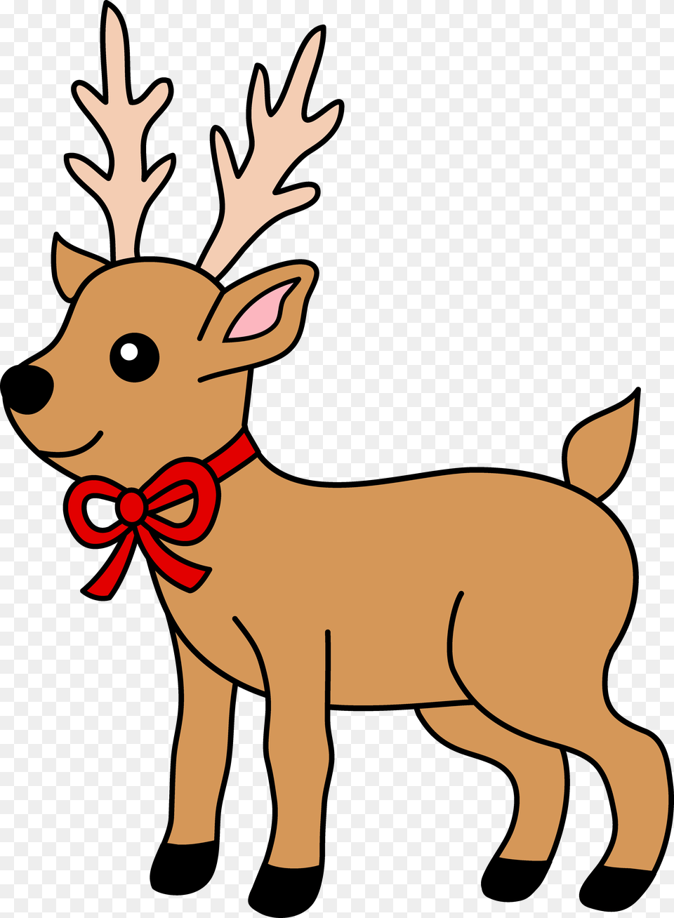 Clip Art Reindeer, Animal, Deer, Mammal, Wildlife Free Transparent Png