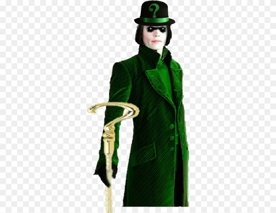 Clip Art Riddler Concept Fixed Johnny Depp As The Riddler, Clothing, Coat, Adult, Person Free Png Download