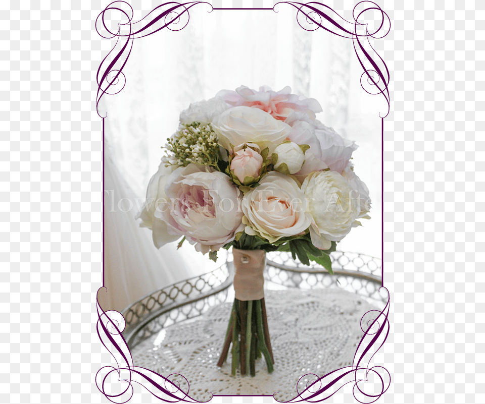 Clip Art Roses And Peonies White And Coral Bridesmaid Bouquets, Floral Design, Flower, Flower Arrangement, Flower Bouquet Free Transparent Png