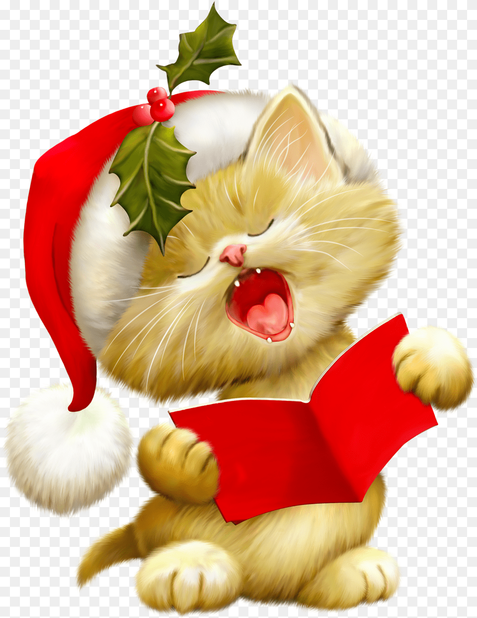Clip Art Royalty Christmas Kitten Clipart Christmas Wallpaper Hd For Mobile, Animal, Cat, Mammal, Pet Free Png Download