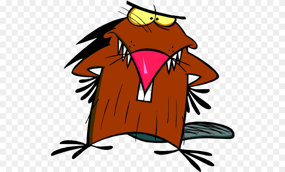 Clip Art Royalty Download Daggett Beaver Dag Angry Beavers, Animal, Beak, Bird, Cartoon Free Png