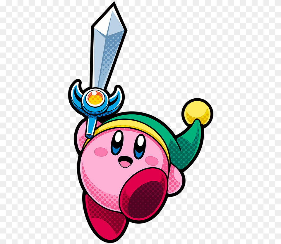 Clip Art Royalty Free Battle Clipart Kirby Sword, Cartoon Png Image